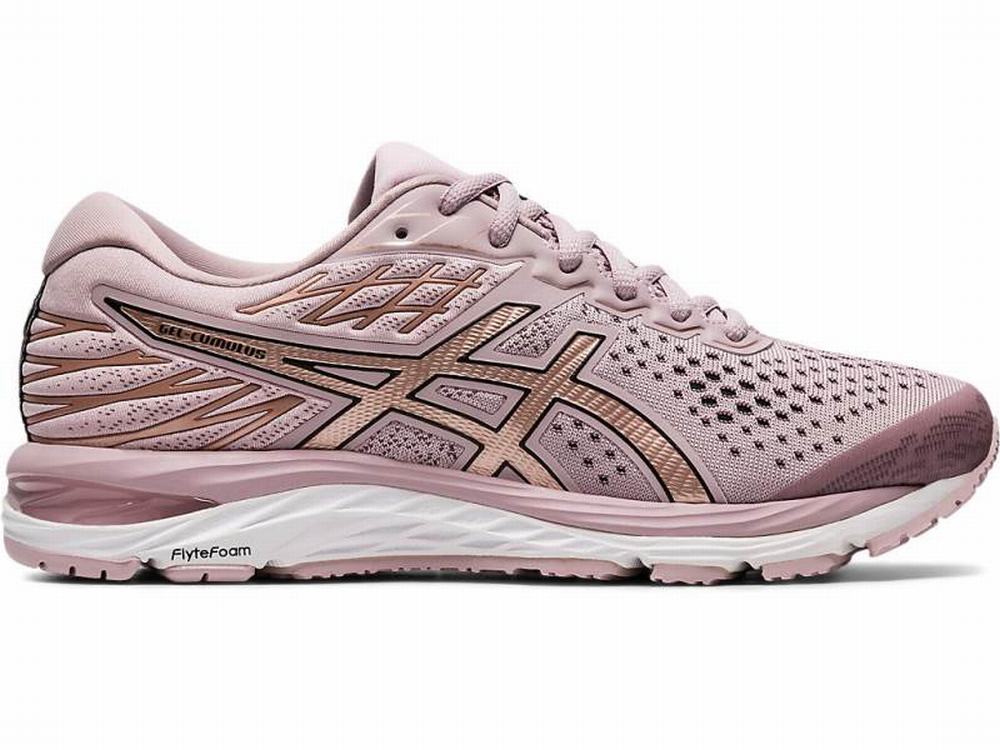 Comprar Asics GEL CUMULUS 21 Mexico Tenis Para Correr Mujer Rosas Dorados