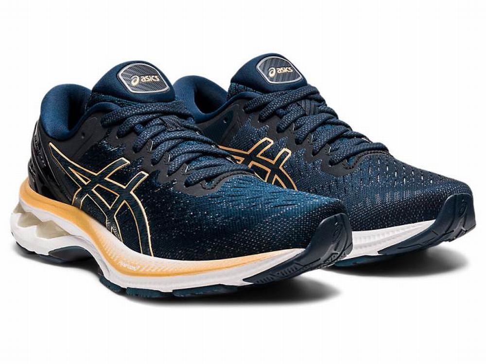 Tenis Para Correr Asics Ofertas GEL KAYANO 27 Mujer Azules