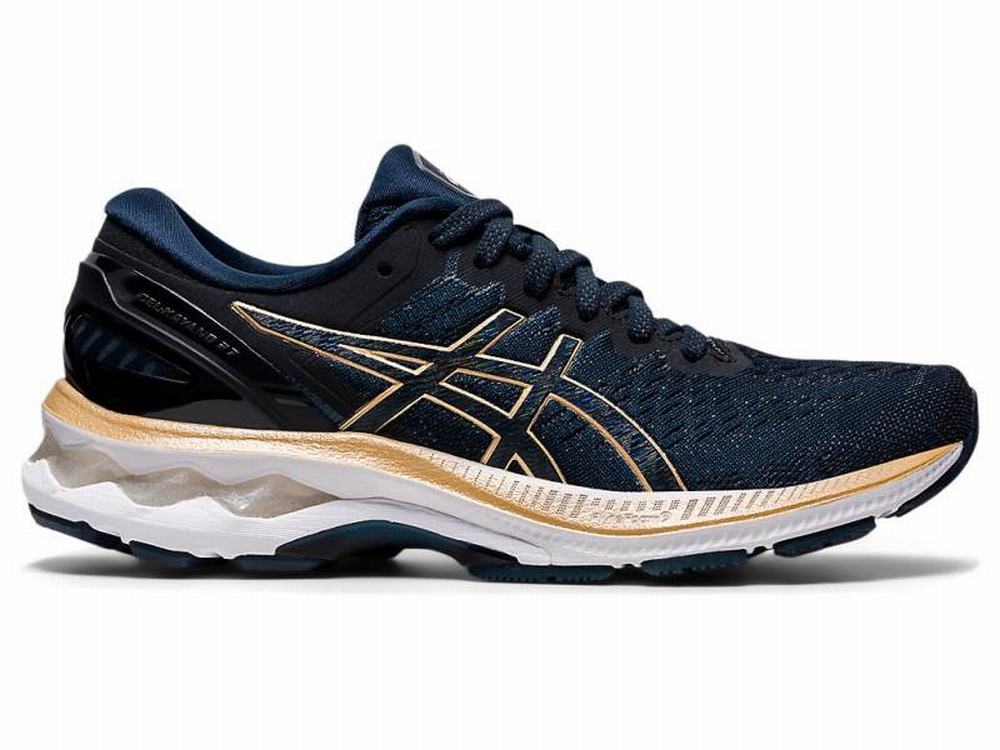 Tenis Para Correr Asics Ofertas GEL KAYANO 27 Mujer Azules