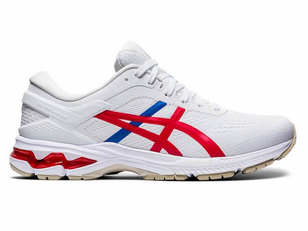 Tenis Para Correr Asics En Mexico GEL Kayano 26 Retro Tokyo Mujer Blancos Rojos