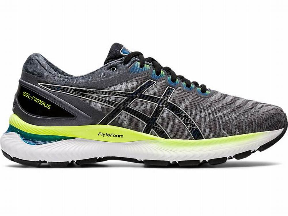 Tenis Para Correr Asics Precio Bajo GEL NIMBUS 22 Hombre Negros Grises