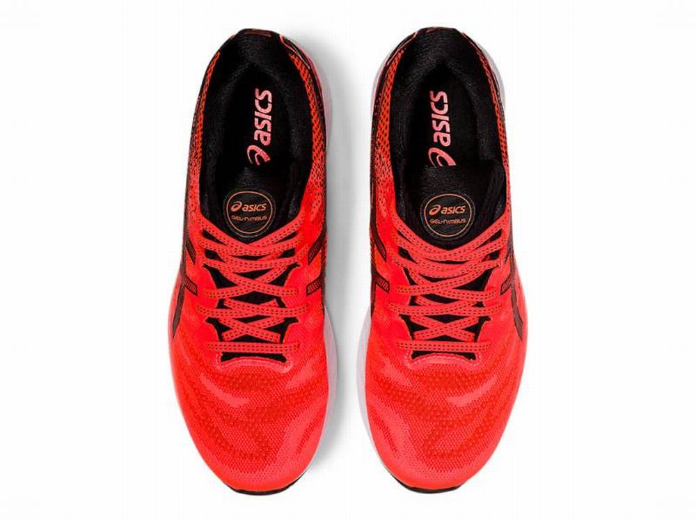 Tenis Para Correr Asics Baratas GEL NIMBUS 23 TOKYO Hombre Naranjas Negros Rojos