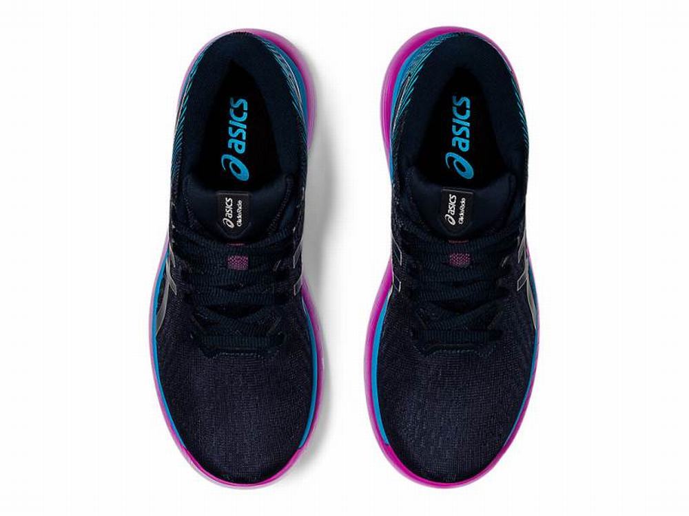 Comprar Tenis Para Correr Asics Online GLIDERIDE 2 Mujer Azules Verdes