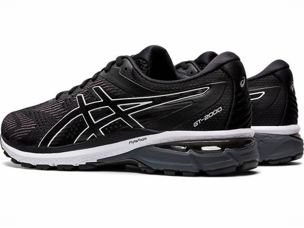 Tenis Para Correr Asics Tienda Online GT 2000 8 4E Hombre Negros Blancos