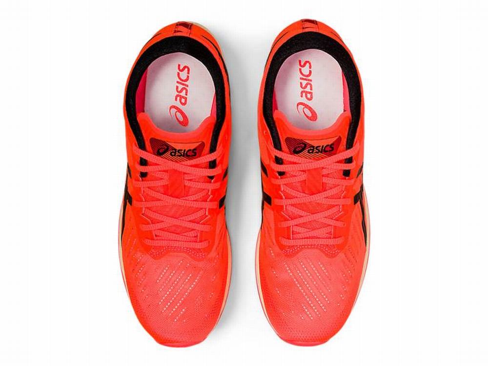 Tenis Para Correr Asics Rebajas METARACER TOKYO Mujer Naranjas Negros Rojos