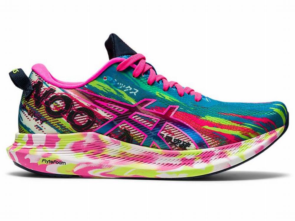 Tenis Para Correr Asics Outlet NOOSA TRI 13 Mujer Turquesa Claro Rosas